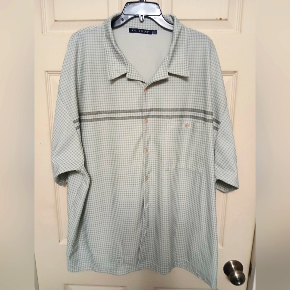 J.G. Hook Men's Green Checkered Shirt by